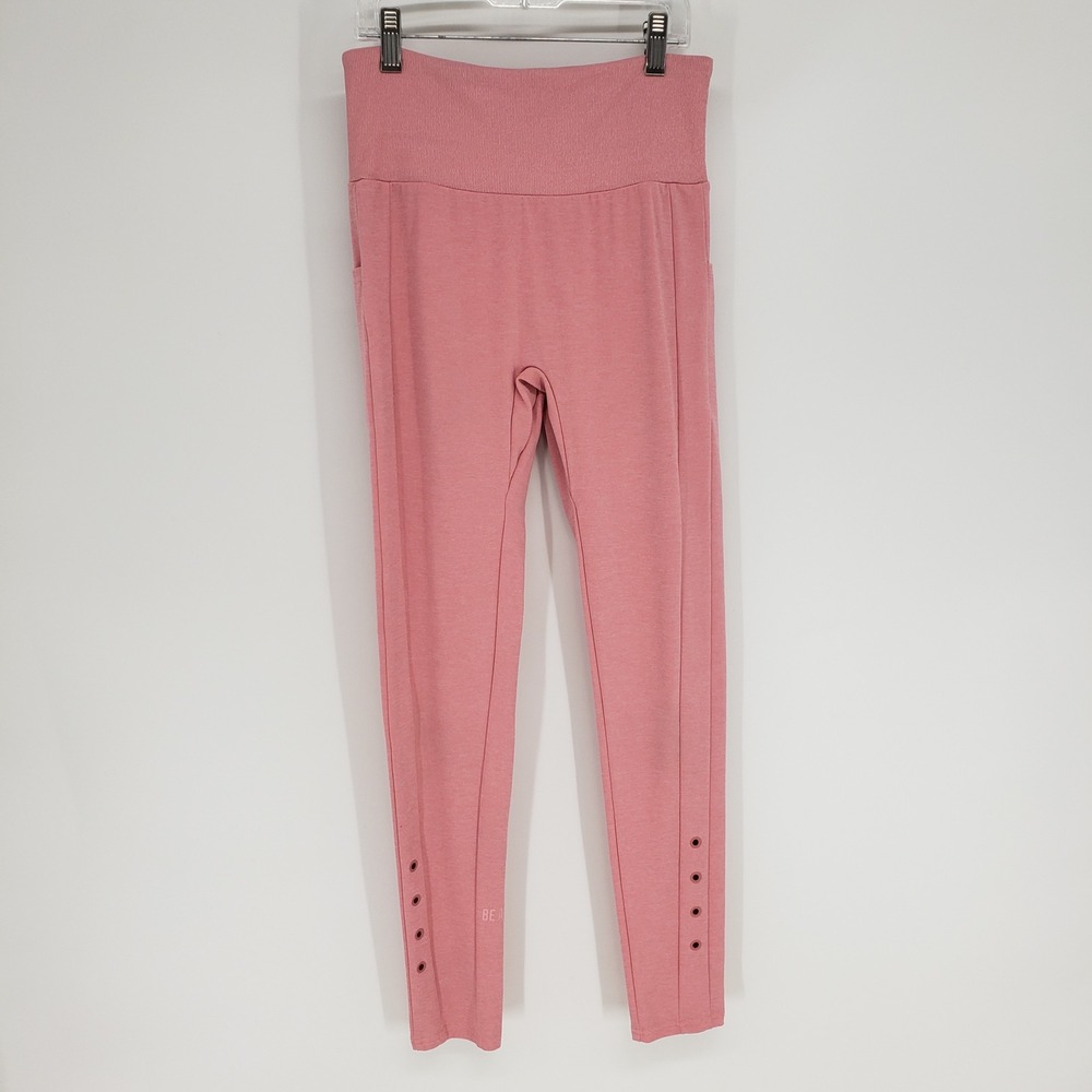 Gymshark Scrunch Butt High Waisted Leggings Women Size M Pink Pockets Eyelets